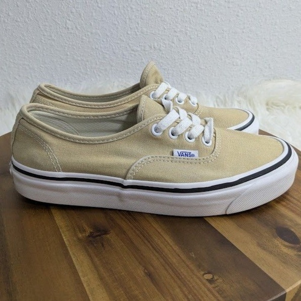 Vans Authentic Sneakers in Beige and White